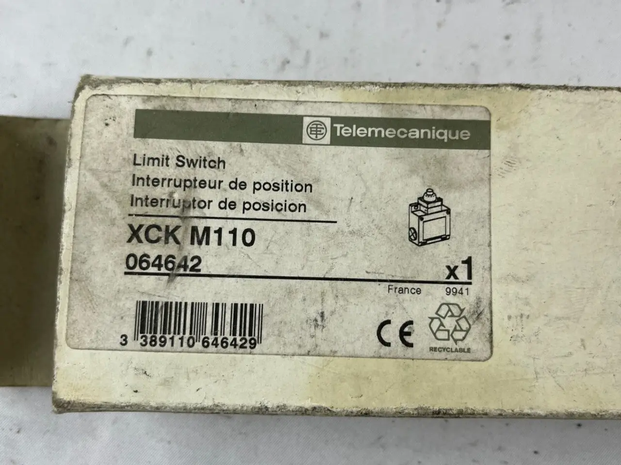 Billede 5 - Telemecanique XCK-M110 endestopkontakt Metal End