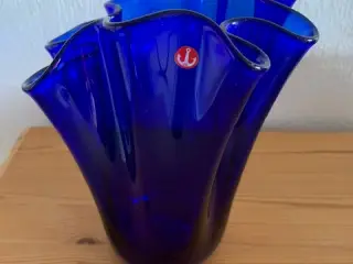 Vase Anker Iversen AI blå / turlipan vase - som ny