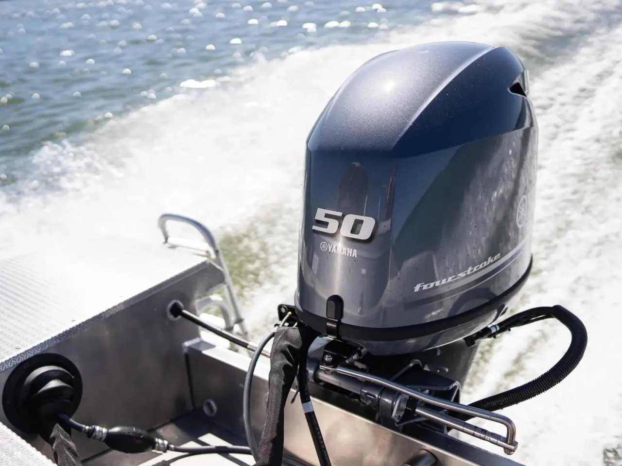 Billede 6 - Yamaha 50 hk - Fjernbetjent, Elektrisk start, power trim