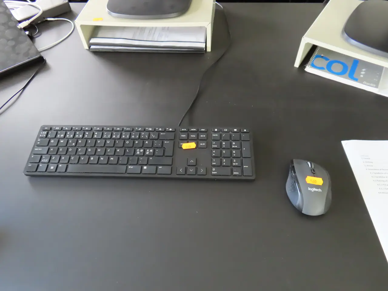 Billede 2 - 2 stk. Computerskræme PHILIPS 273V, tastatur, mus, dockingstation