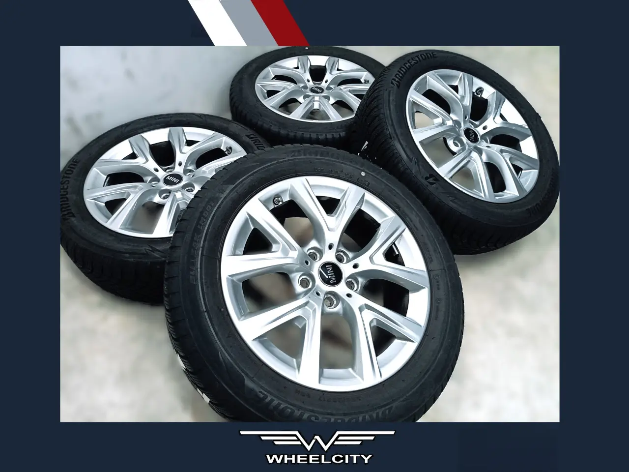 Billede 1 - 5x112 17" ET39 nav 66,6ø MINI/BMW vintersæt inkl.T