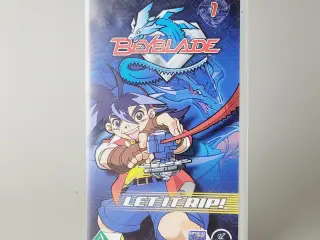 ⭐️: Beyblade 1 - Let It Rip! (VHS) – Dansk tale