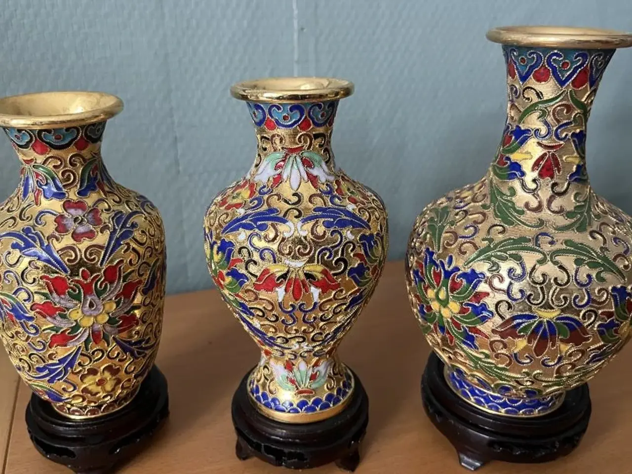 Billede 1 - 24 karat Guld Cloisonne ` Kina 