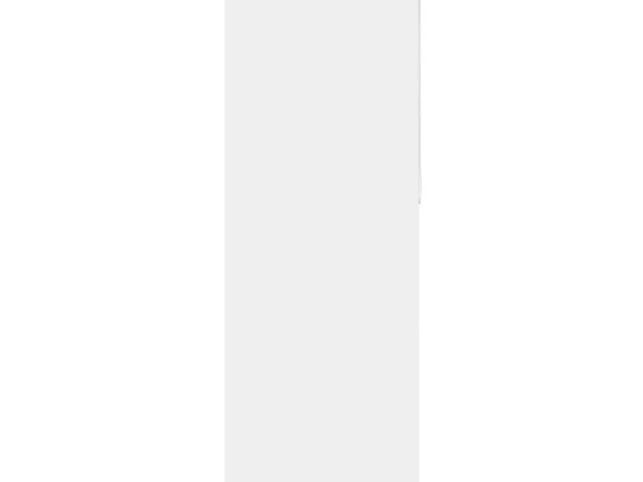 Billede 1 - Rullegardin mørklægning - hvid 85×210 cm (stofbredde 80,7 cm)