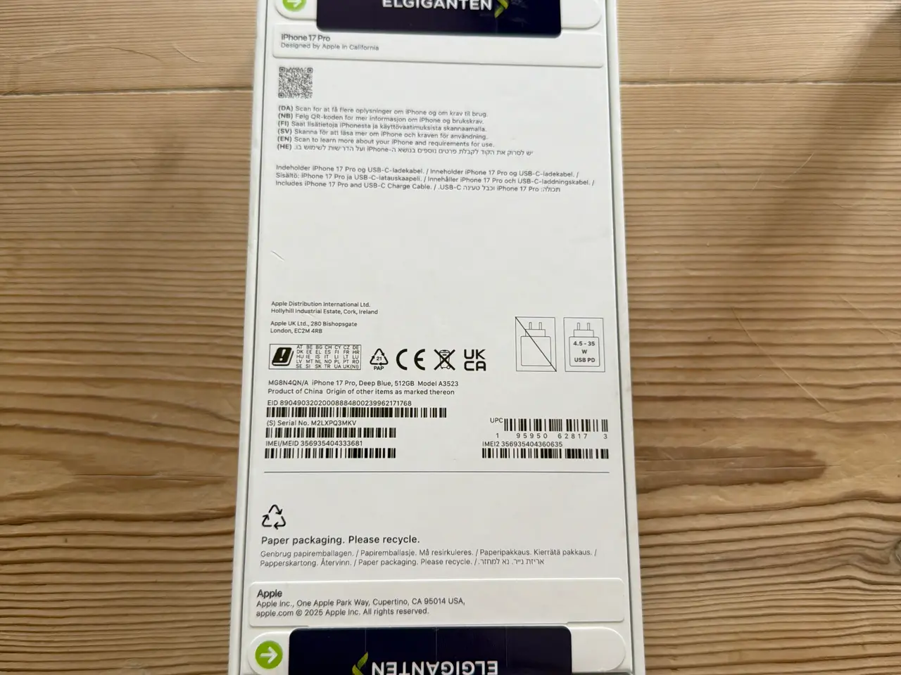 Billede 4 - Apple iPhone 17 Pro 512GB - Deep Blue