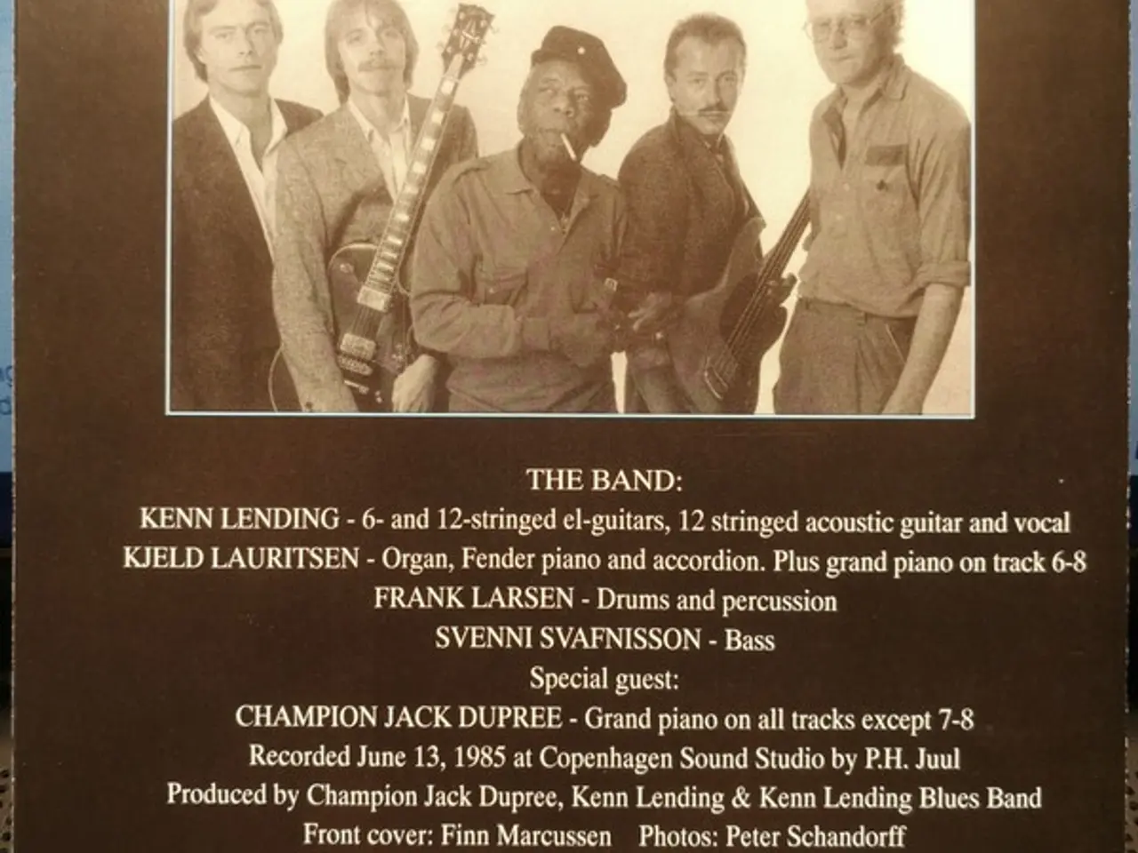 Billede 2 - Kenn Lending Blues Band – Blues For People – CD