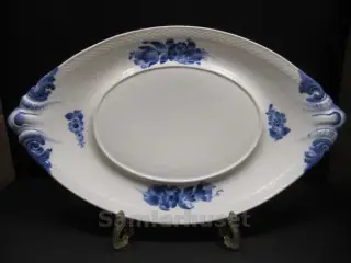 Blå Blomst Flettet - Underfad til terin /Serveringsfad 41x24½ cm. (lxb) -RC. 8173
