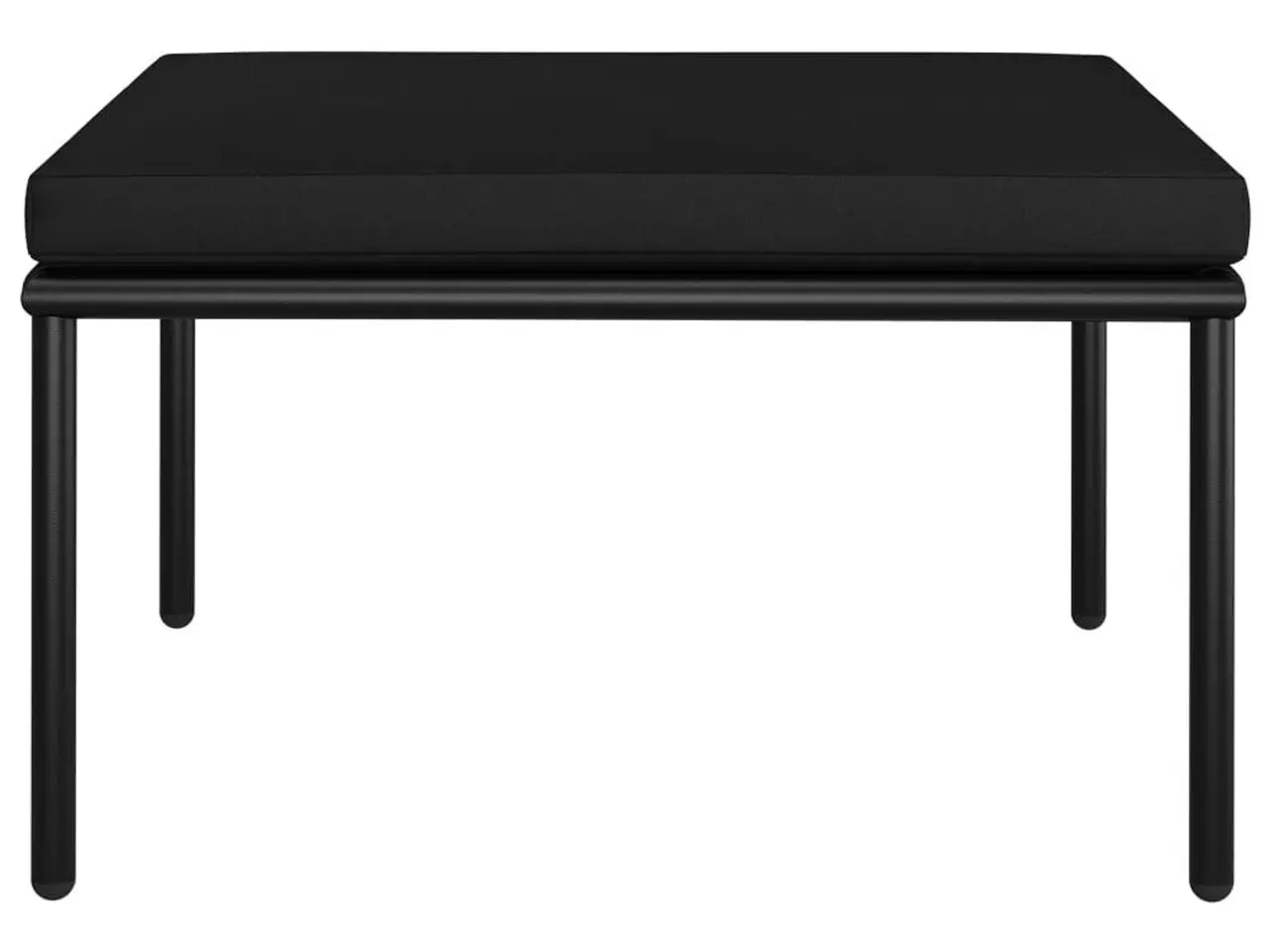 Billede 5 - Loungesæt 6 dele med hynder PVC sort
