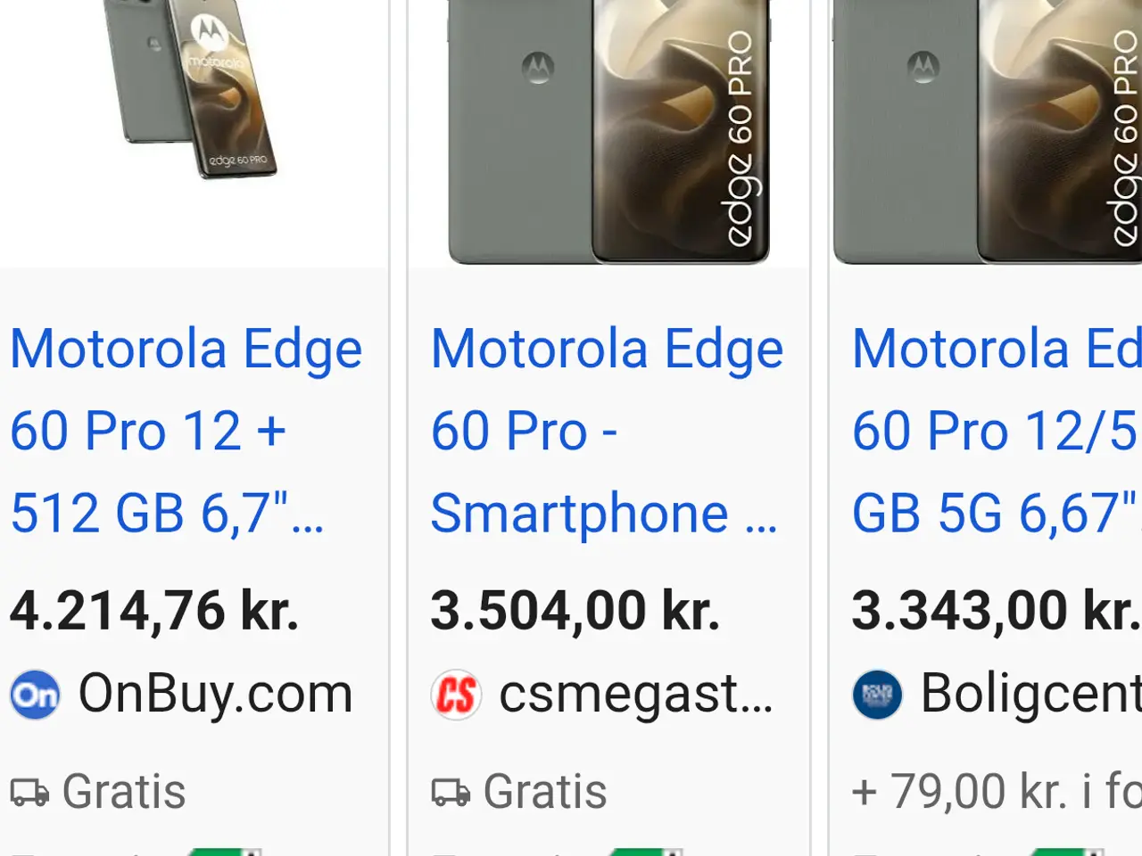 Billede 1 - Super fin Motorola Edge 60 pro 