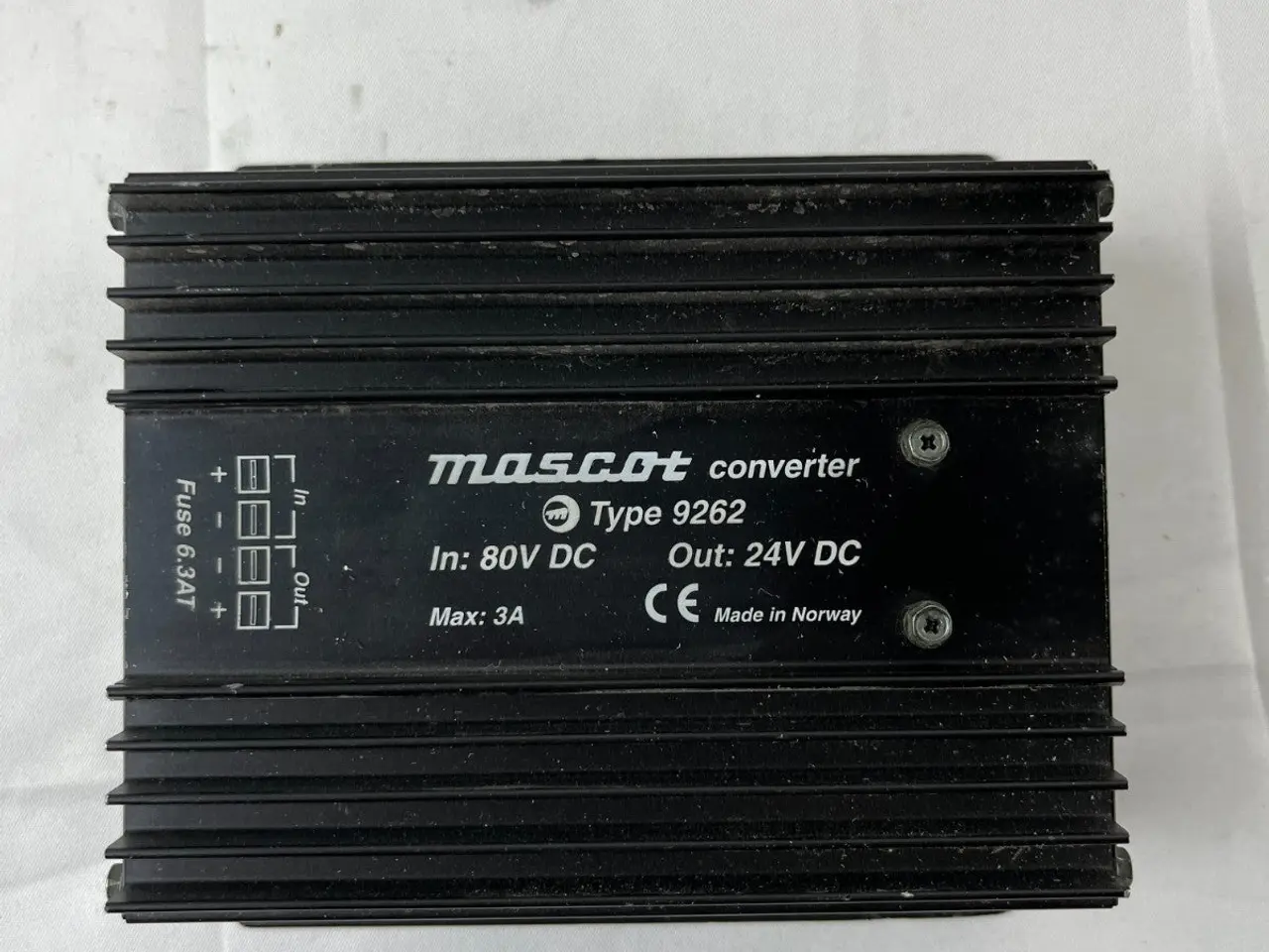 Billede 8 - Mascot 9262 DC‑DC Converter 80 V DC to 24 V DC 3 A