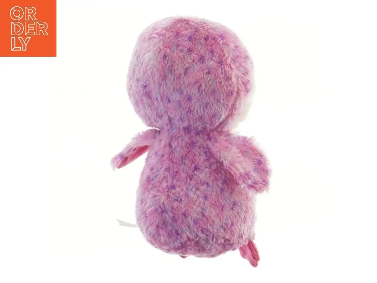 Billede 2 - TY lyserød plyspingvin bamse - GLIDER (str. 17 cm)