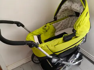 Limegrøn Emmaljunga kombivogn