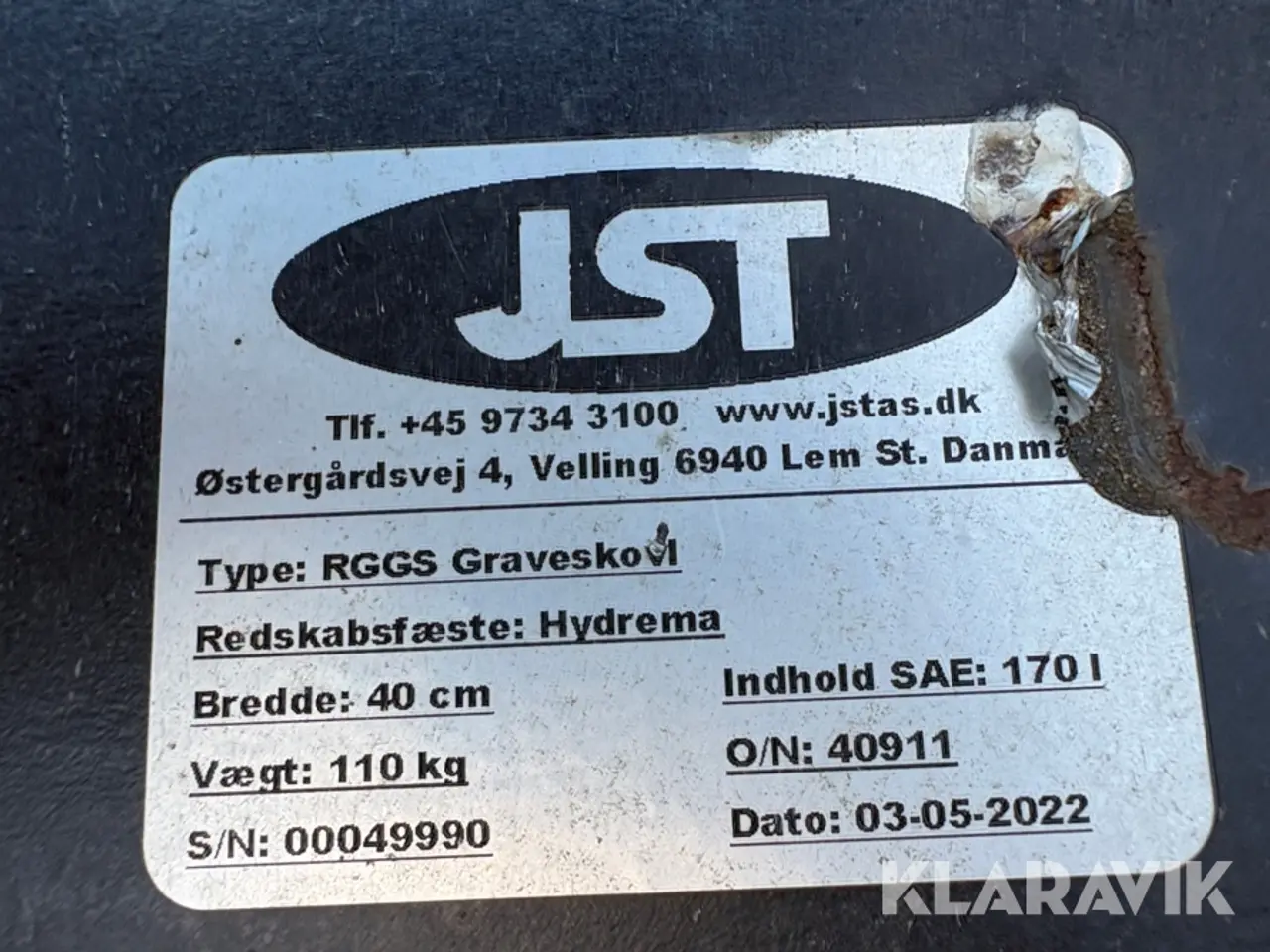 Billede 9 - Graveskovl JST RGGS, 40 cm