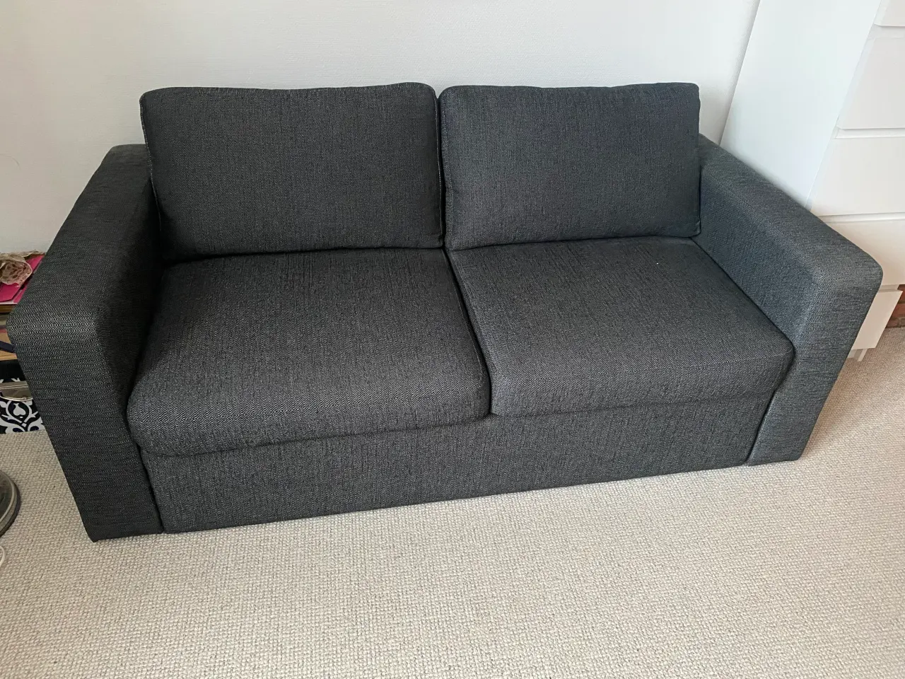 Billede 1 - Sovesofa i mørkegrå