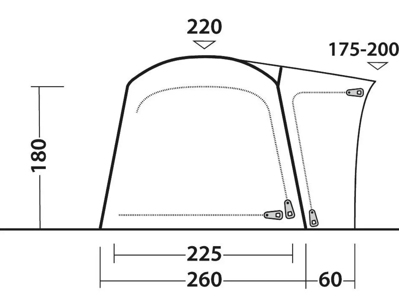 Billede 6 - Outwell Milestone Lux - bustelt