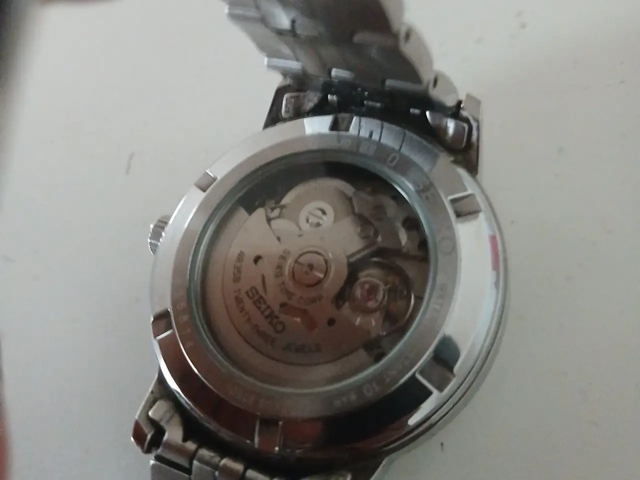 Billede 4 - Seiko herreur automatisk stål sort skive