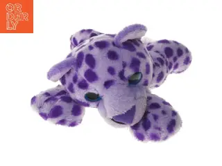 Bamse med lilla prikker (str. 35 cm)