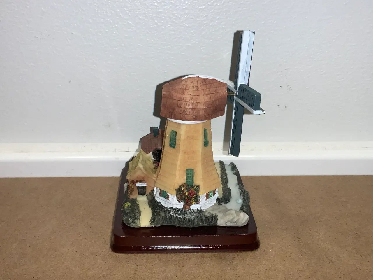 Billede 5 - Hollandsk miniature landskabsvindmølle 12 cm.