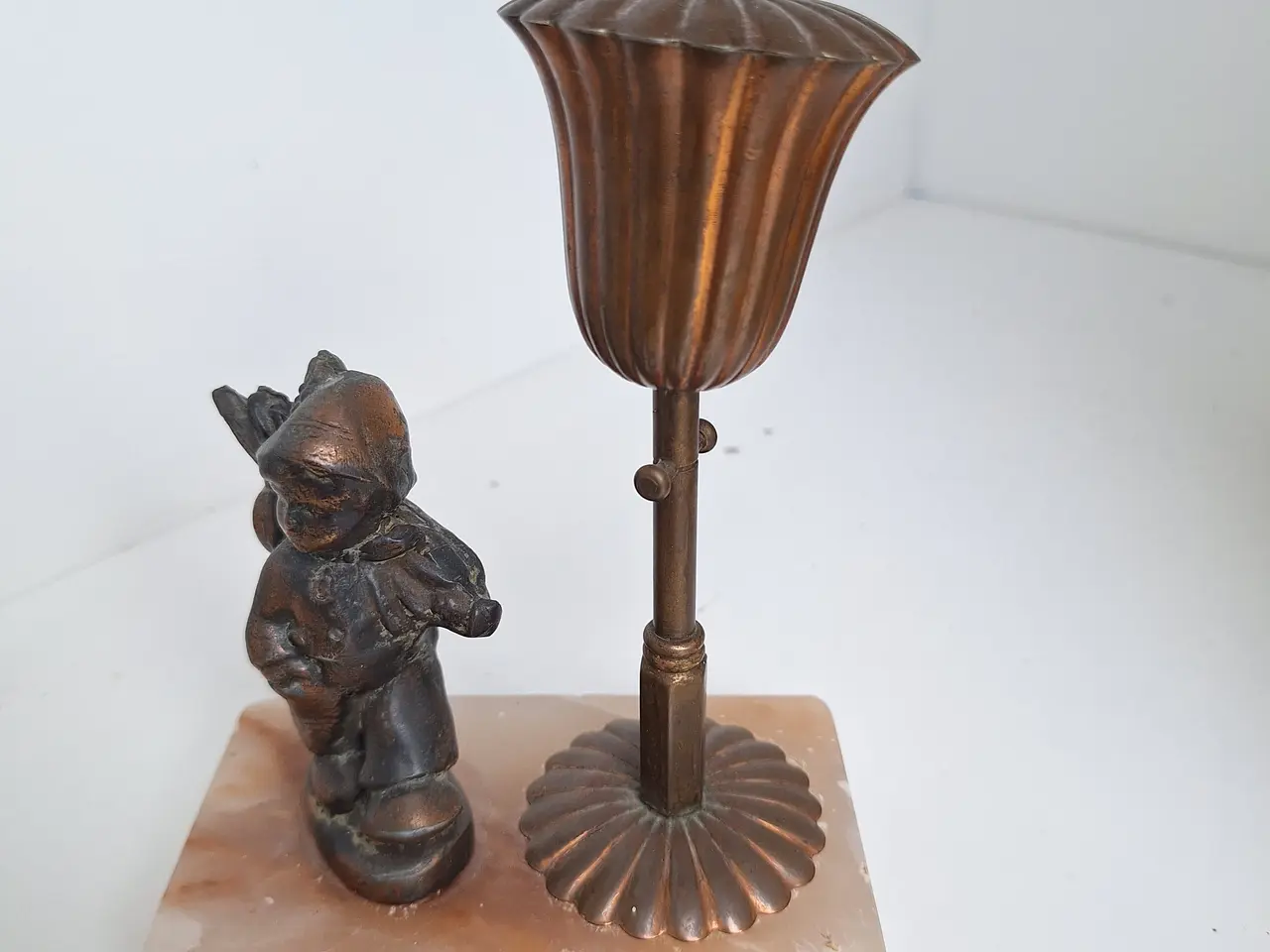 Billede 2 - Antik bronzefigur af ll vagabonddreng