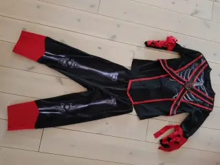 Udklædning, skelet ninja str. 116