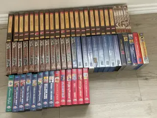 Gamle danske film på VHS bånd 85 stk. - VHS film