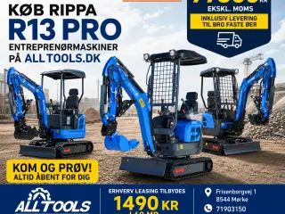 Rippa R13 Pro minigraver Kubota