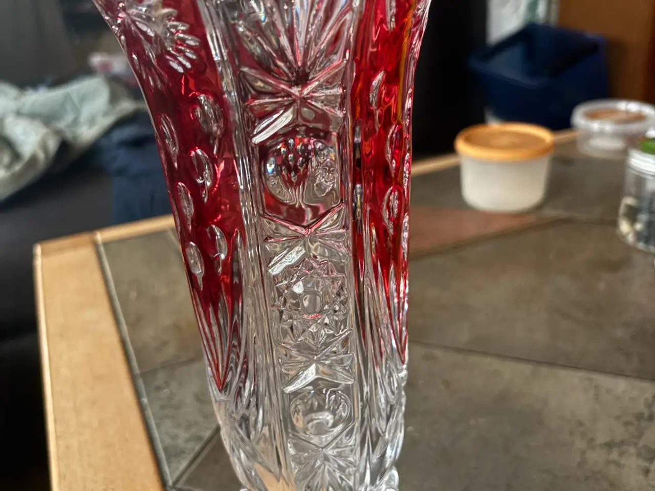 Billede 7 - Stor flot krystal vase