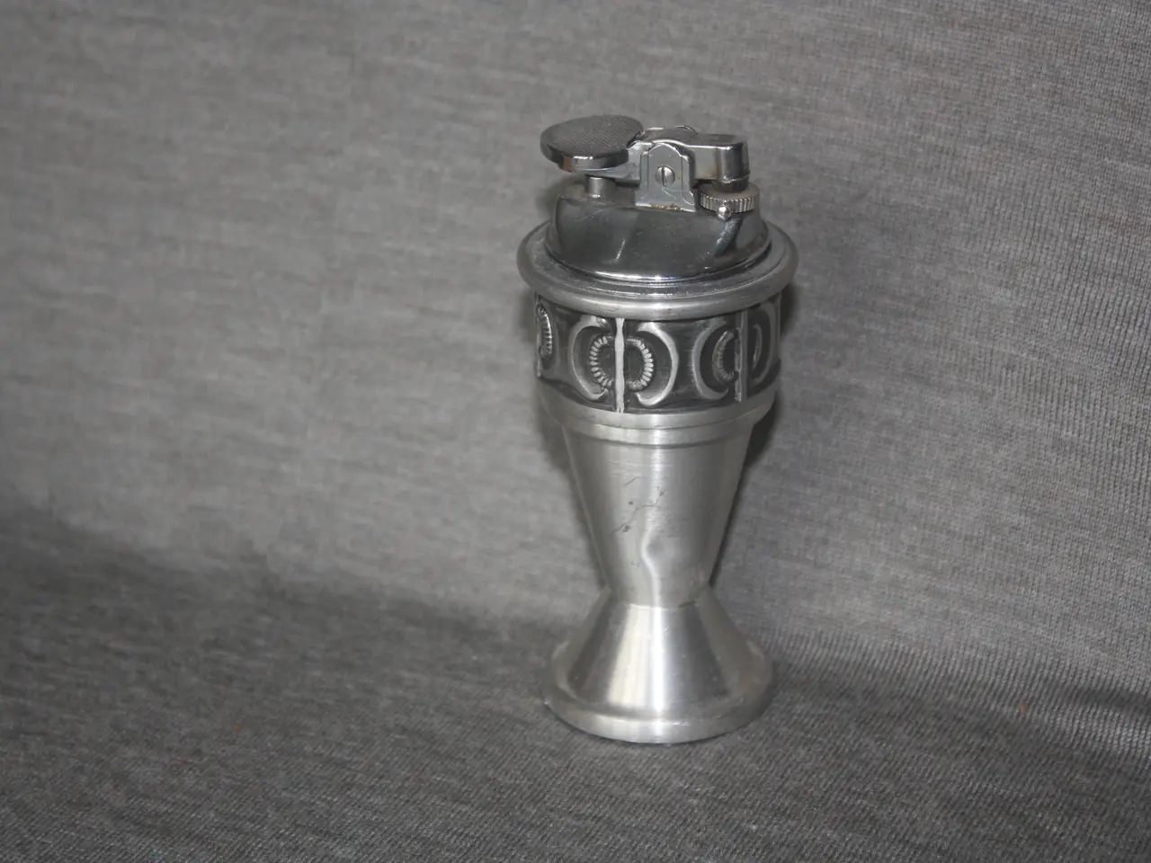 Billede 5 - Tin lysestage / fyrfadsstage Norway højde 9,5 cm