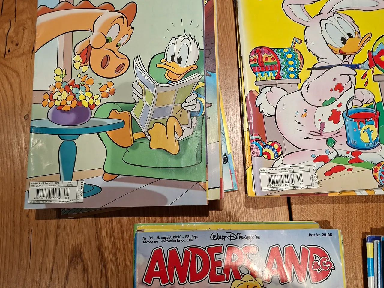 Billede 4 - Anders And blade 2016, komplet, pånær nr. 25.