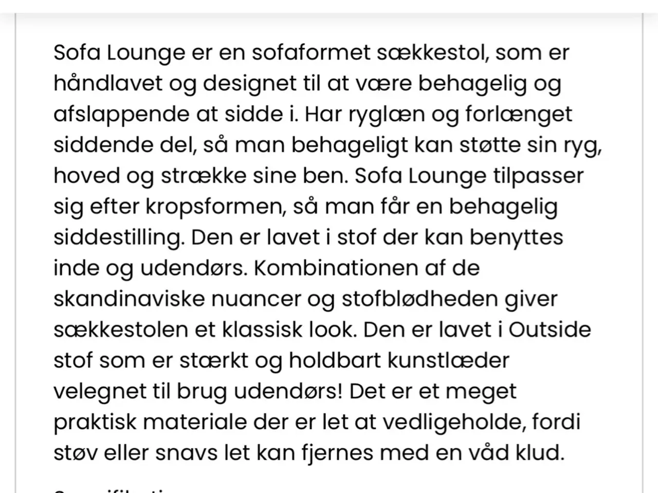 Billede 5 - Kæmpe sækkestol med ryglæn