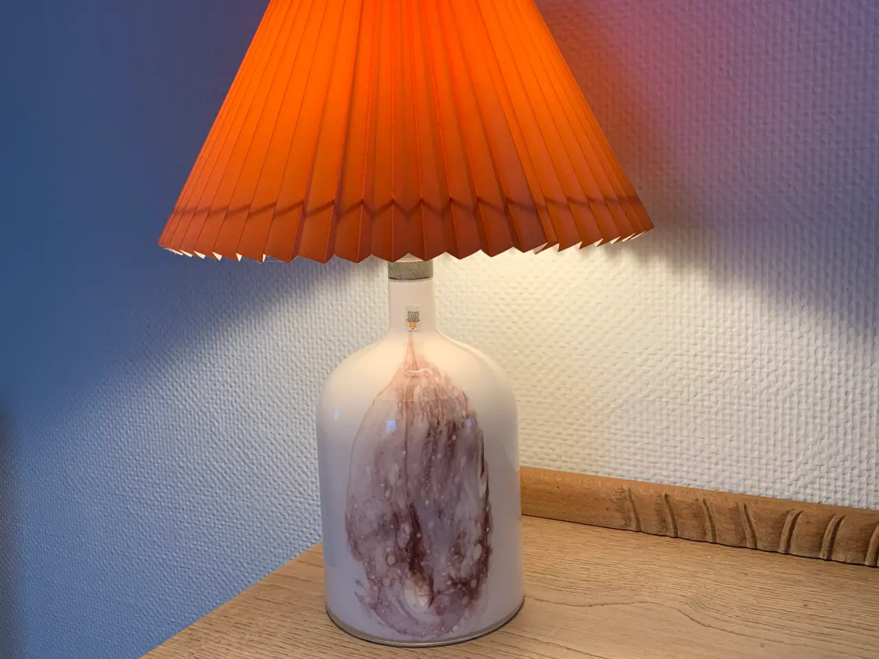 Billede 1 - Bordlampe Holmegaard