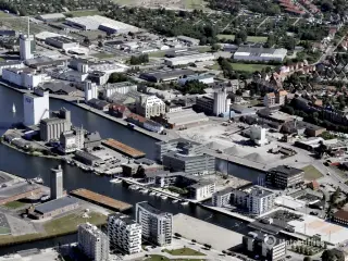 Nyrenoveret domicil på Odense Havn