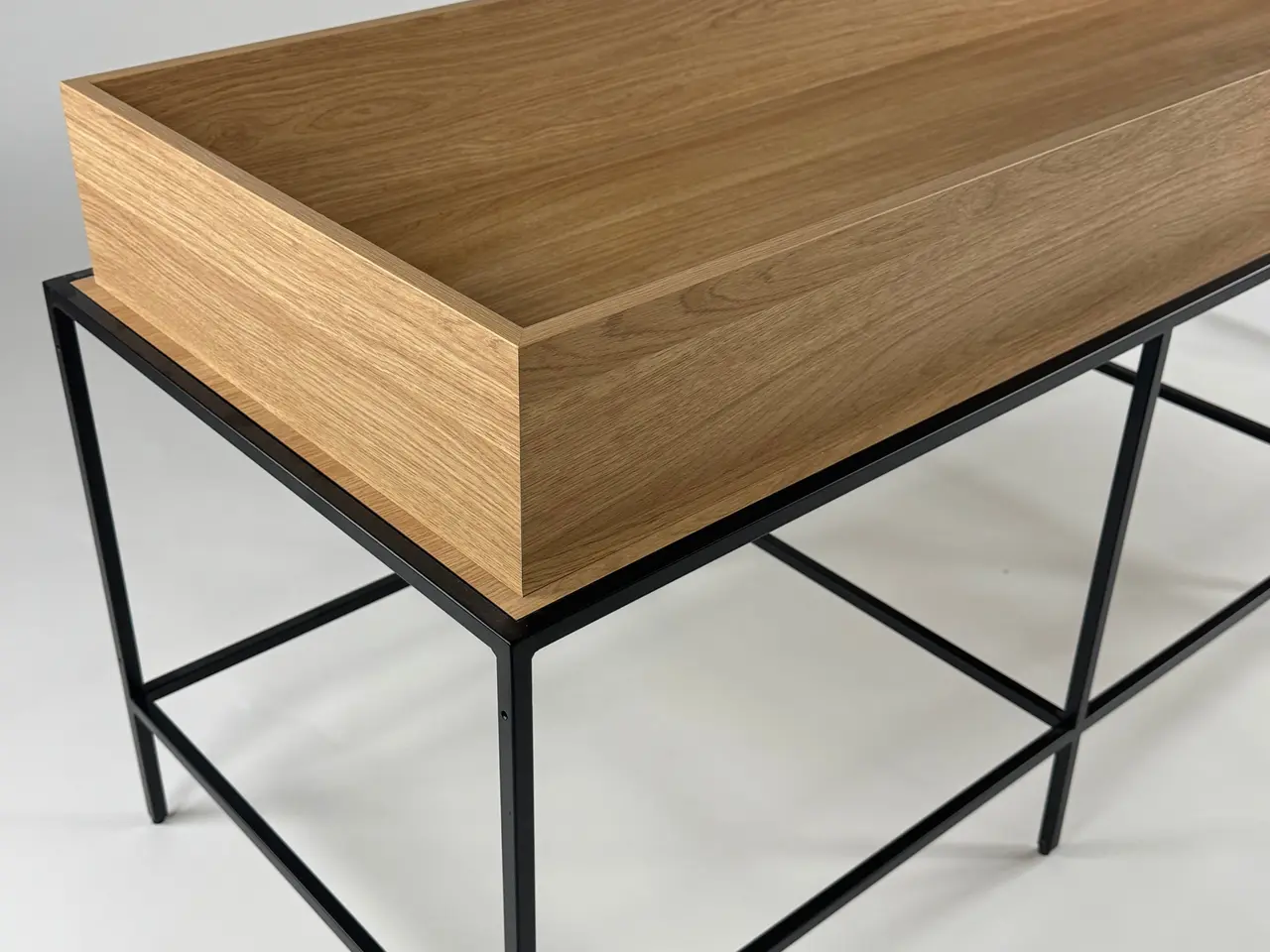 Billede 3 - Plantekasse – Natur/Sort Stel 192x60x75cm