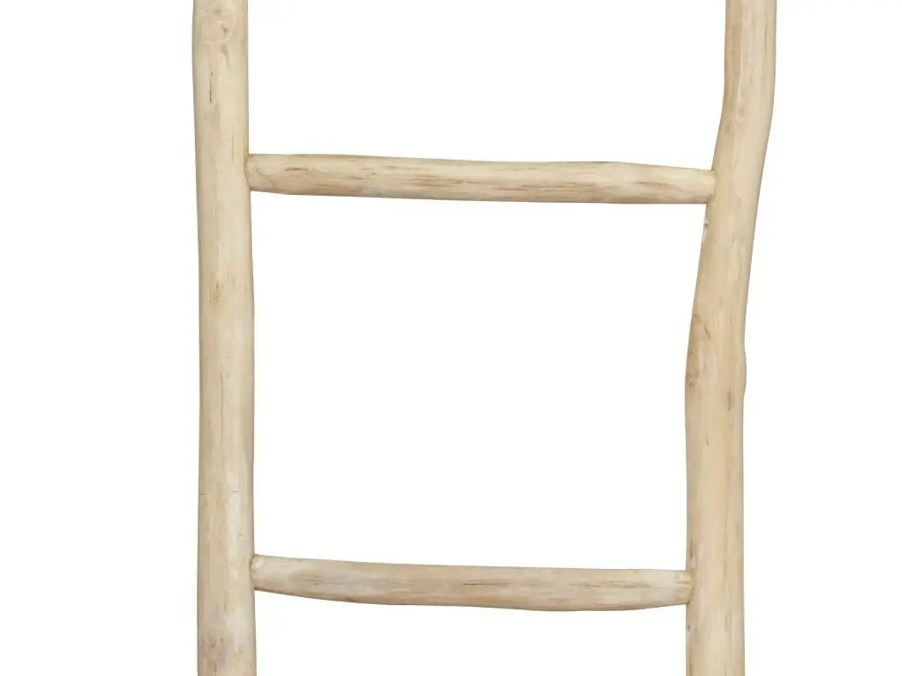 Billede 2 - Håndklædestige med 5 trin teak 45 x 150 cm naturfarvet
