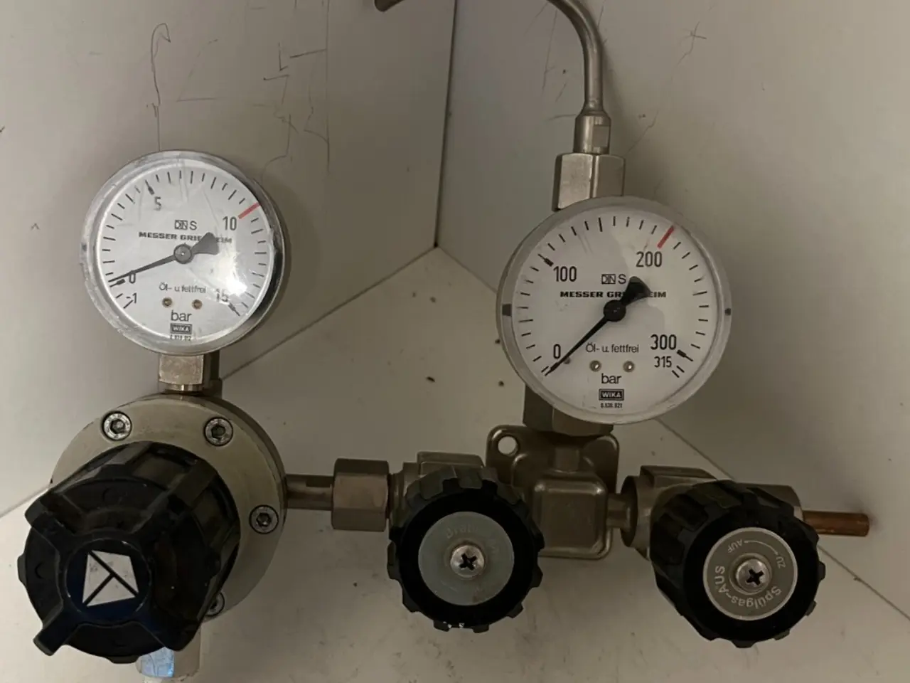 Billede 1 - Messer Griesheim Oxygen Regulator Dual-Stage WIKA