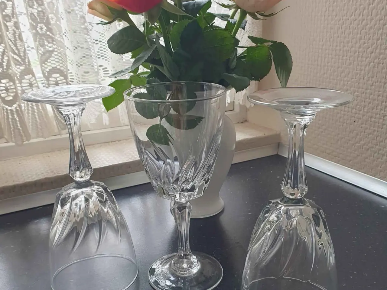 Billede 1 - Franske Flamingo glas vin og champagne.
