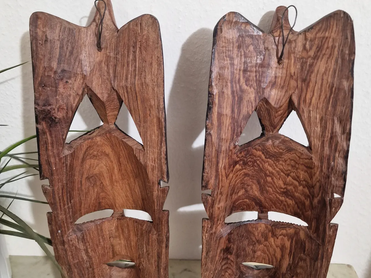Billede 5 - Et par flotte afrikanske træmasker.