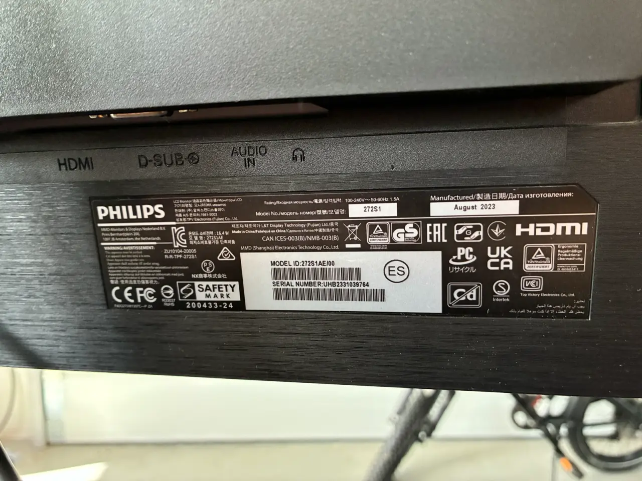 Billede 2 - 27” Philips monitor