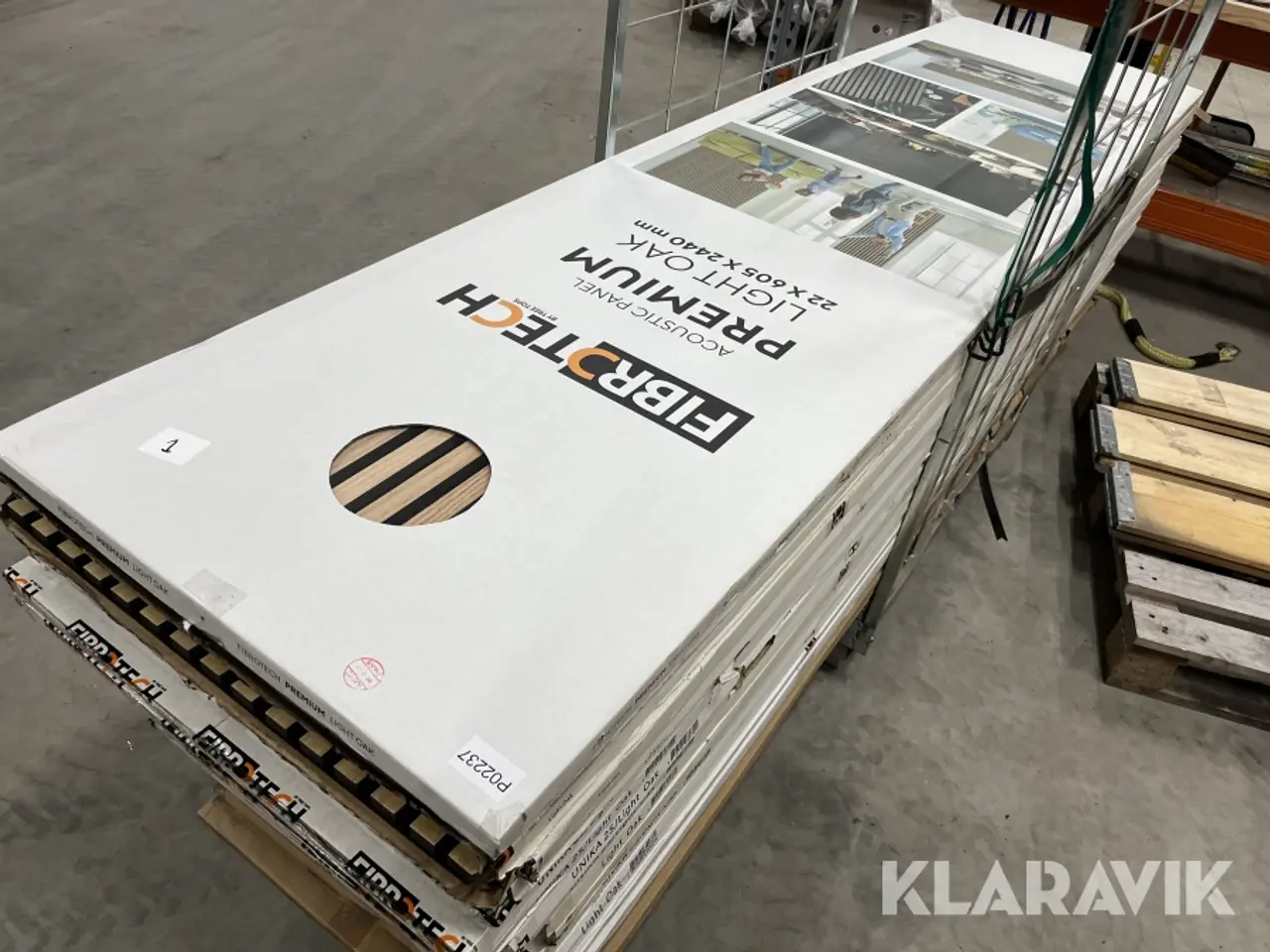 Billede 1 - Akustikpaneler Fibrotech Light Oak 2. sortering 20 Styk