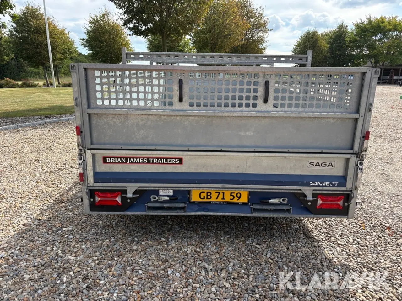 Billede 6 - Trailer Brian James Cargo Connect - med aluramper og høje sider