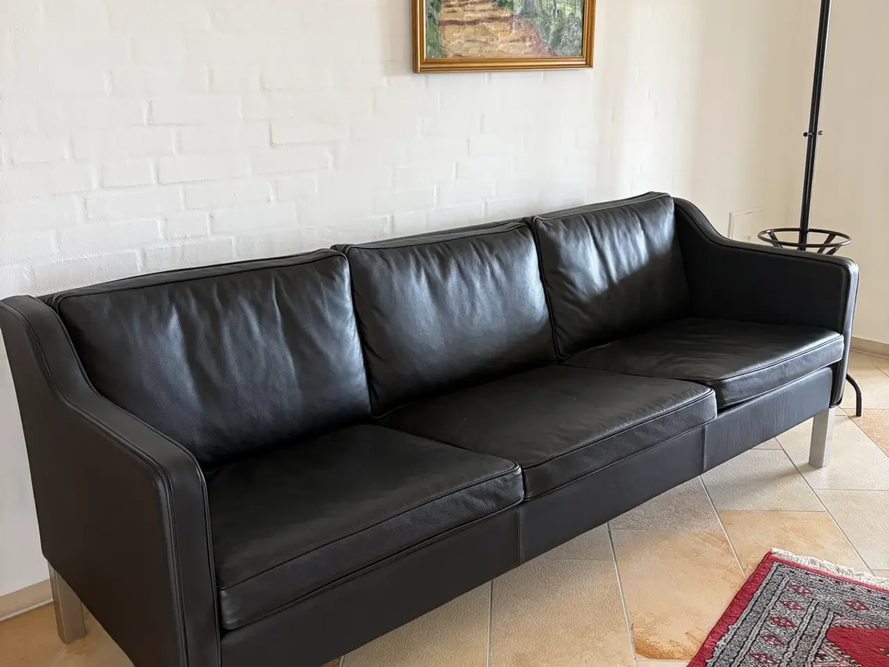 Billede 1 - Mogens Hansen lædersofa