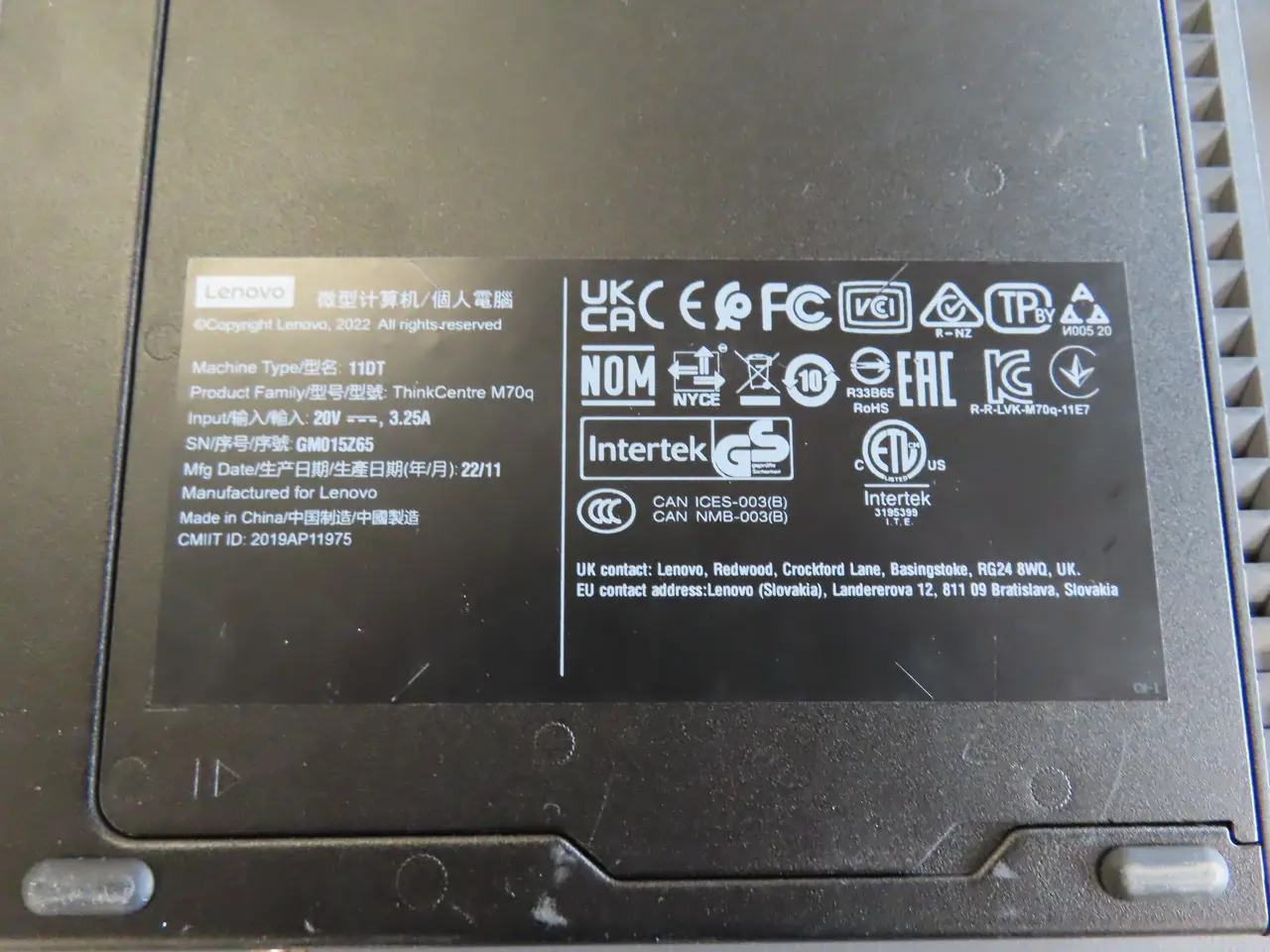 Billede 3 - Computer LENOVO thinkcentre m70q