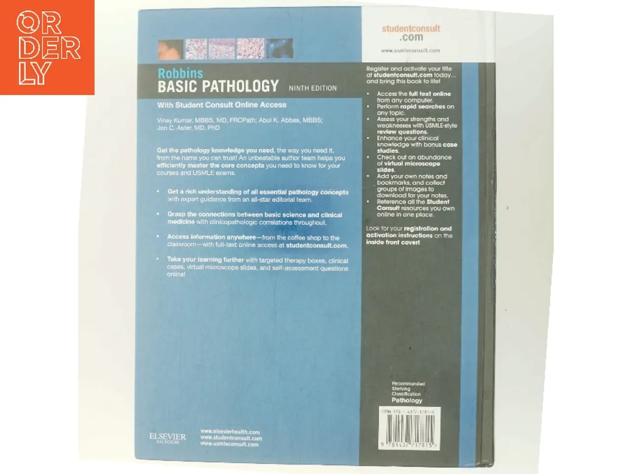 Billede 3 - Robbins basic pathology (Bog)