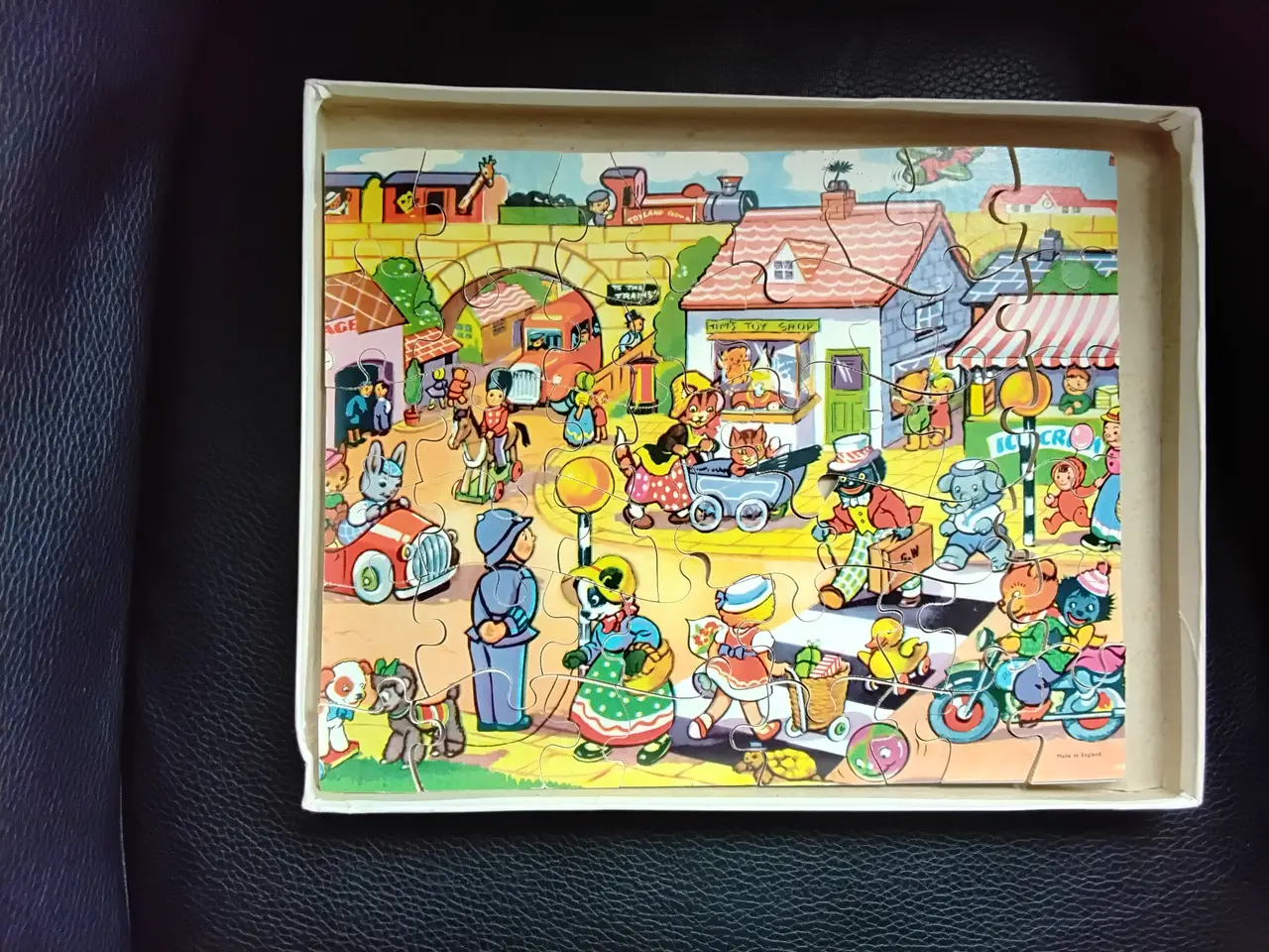 Billede 6 - Vintage træ-puslespil fra 1960erne