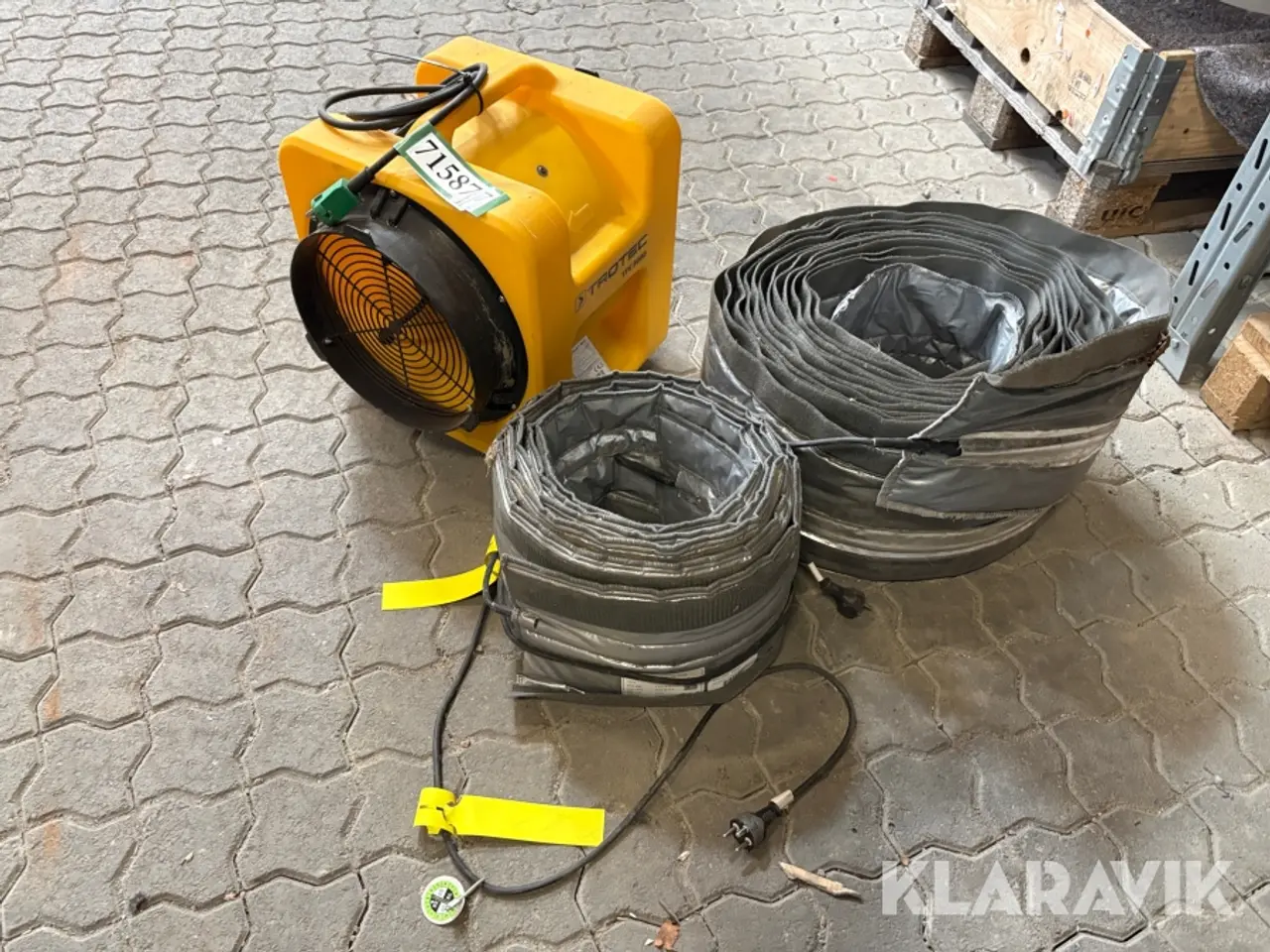 Billede 1 - Ventilator Trotec TTV 3000 og 2 varmetæpper