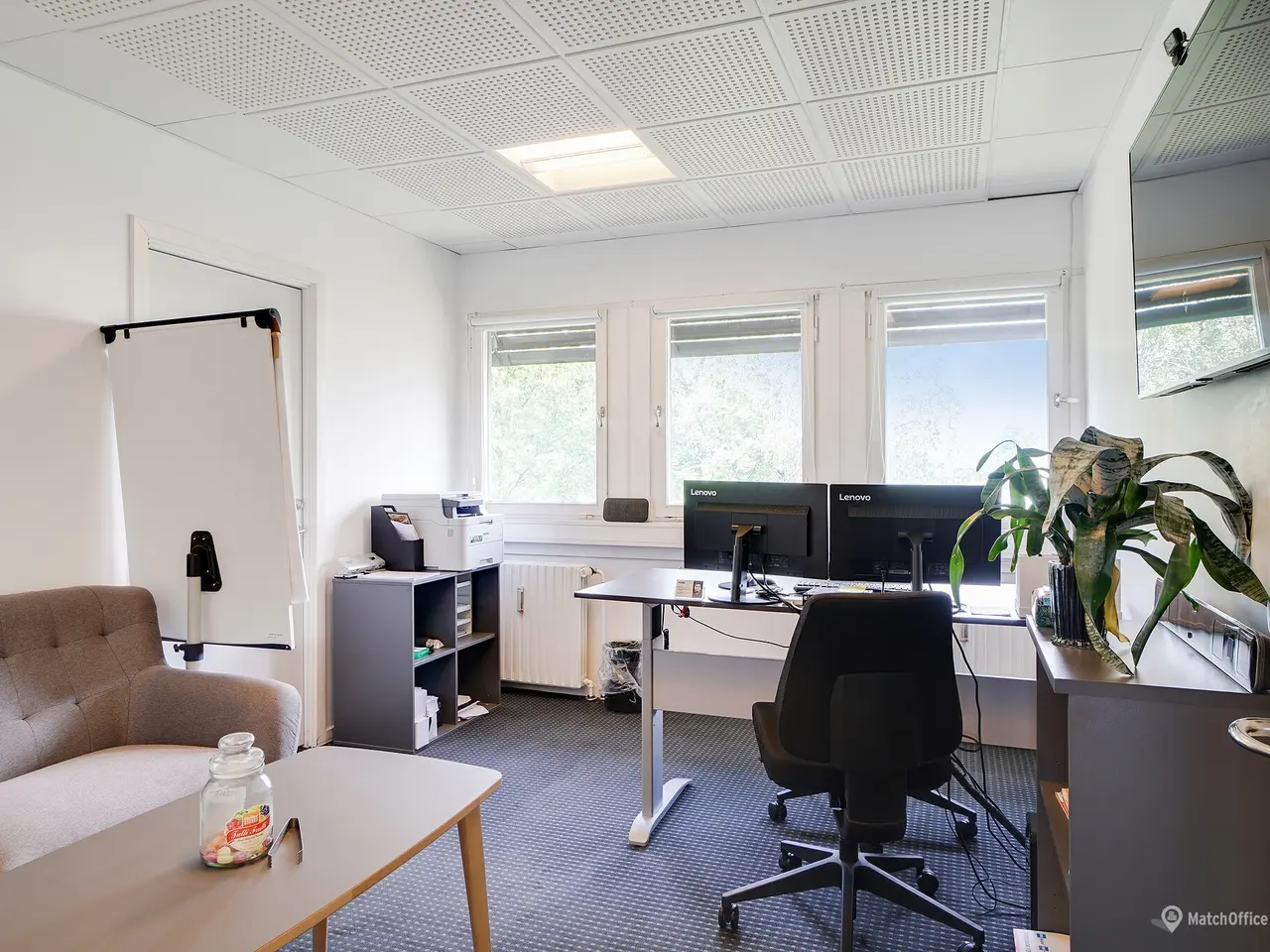 Billede 8 - Attraktiv møbleret kontor med gratis parkering og alt inklusiv - 1-10 prs kontorer!