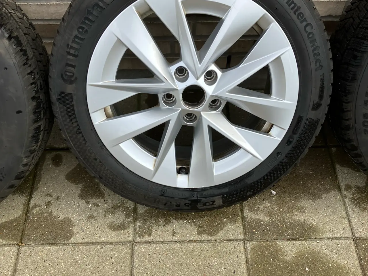 Billede 4 - Orginale Skoda Alufælge 5 x 112 m Vinterdæk 205/55