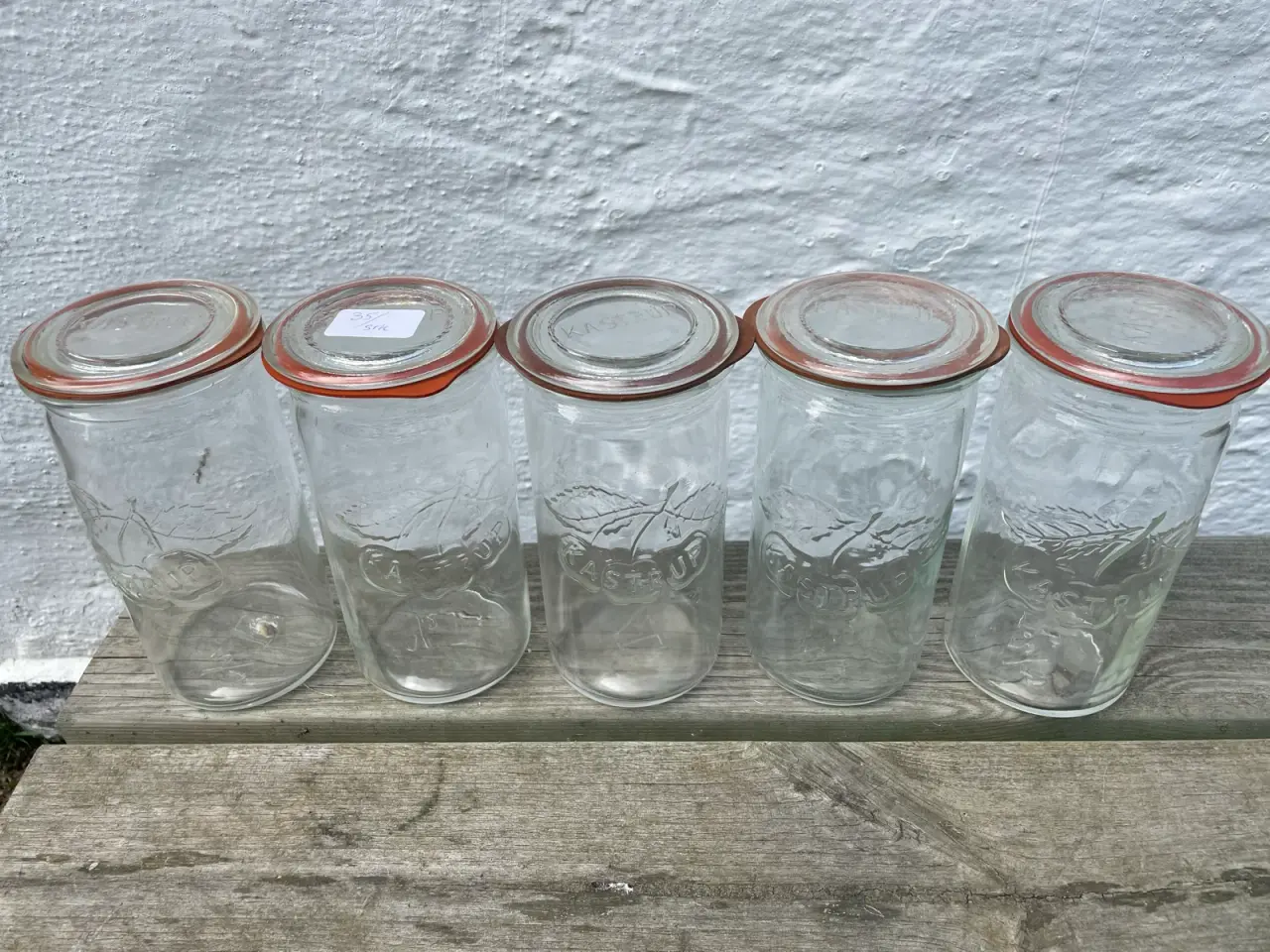 Billede 1 - Vintage henkognings/sylteglas Kastrup Holmegaard