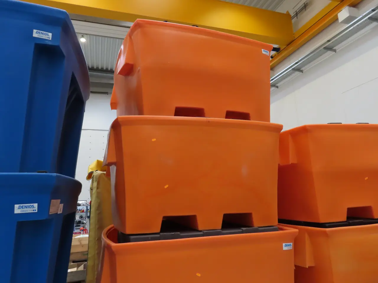 Billede 3 - 4 stk. Spildekar DENIOS Lagerbock Für base-line IKBR