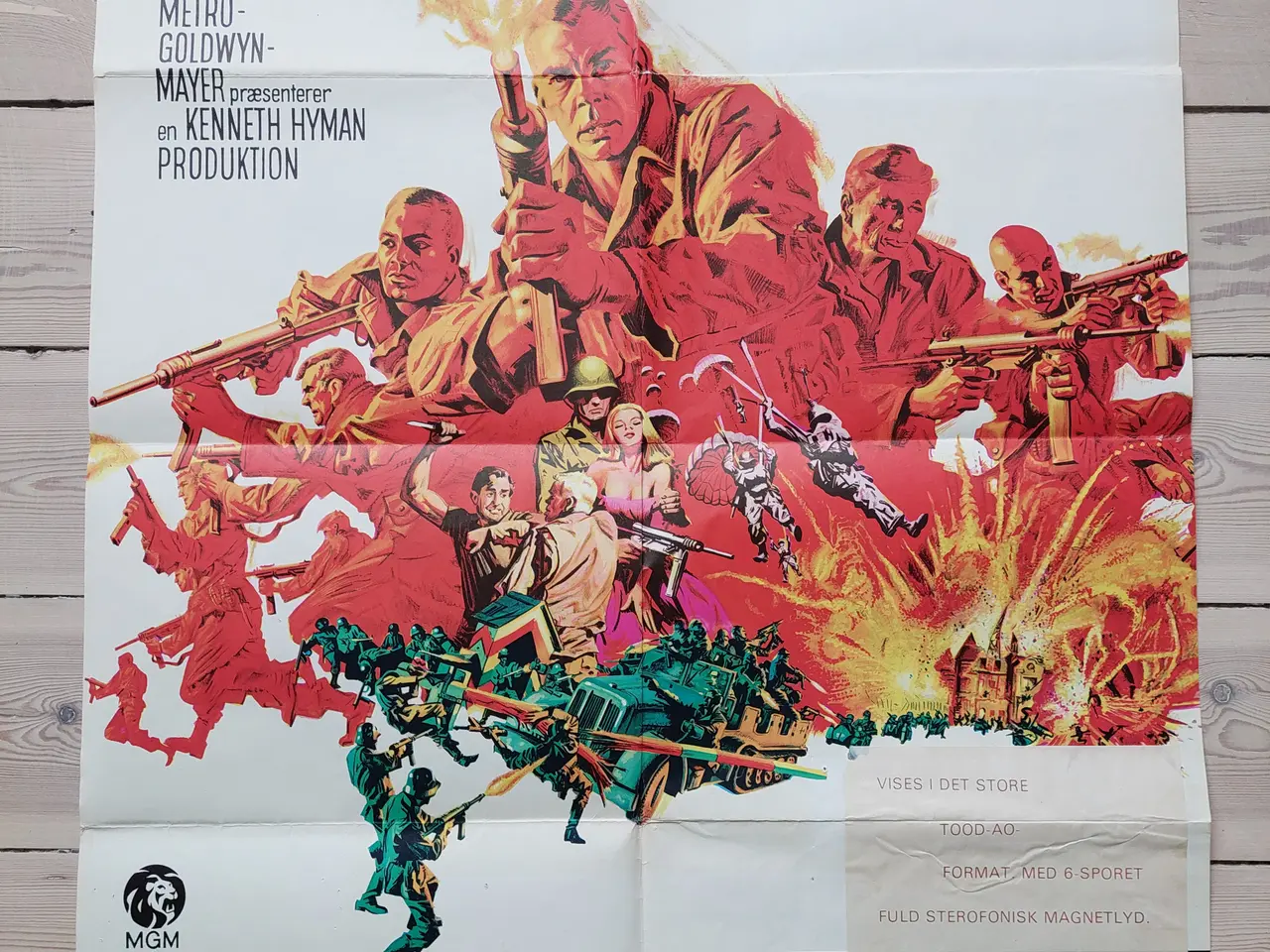 Billede 1 - Original biografplakat (1967) – Det Beskidte Dusin